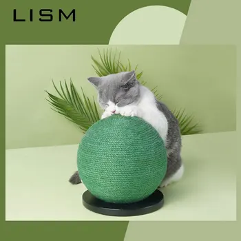 

Rotatable Globe Cat Scratching Post Grinding Claw Ball Cat Tree Tower Sisal Scratcher Cat Jumping Pet Furniture Kitten Ball Toys
