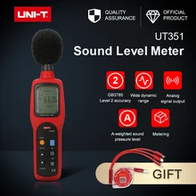UT351 Измеритель Уровня Звука диктофон устройство звука цифровой диагностический инструмент микрофон