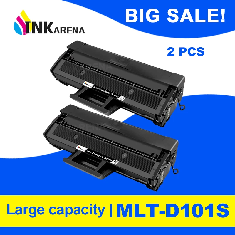 Inkarena 2pcs Mlt D101s D101s Compatible Toner Cartridge For Samsung Ml 2160 2160 2165w 2166w 2168w Scx 3405 3400f 3400fw Black Toner Cartridges Aliexpress