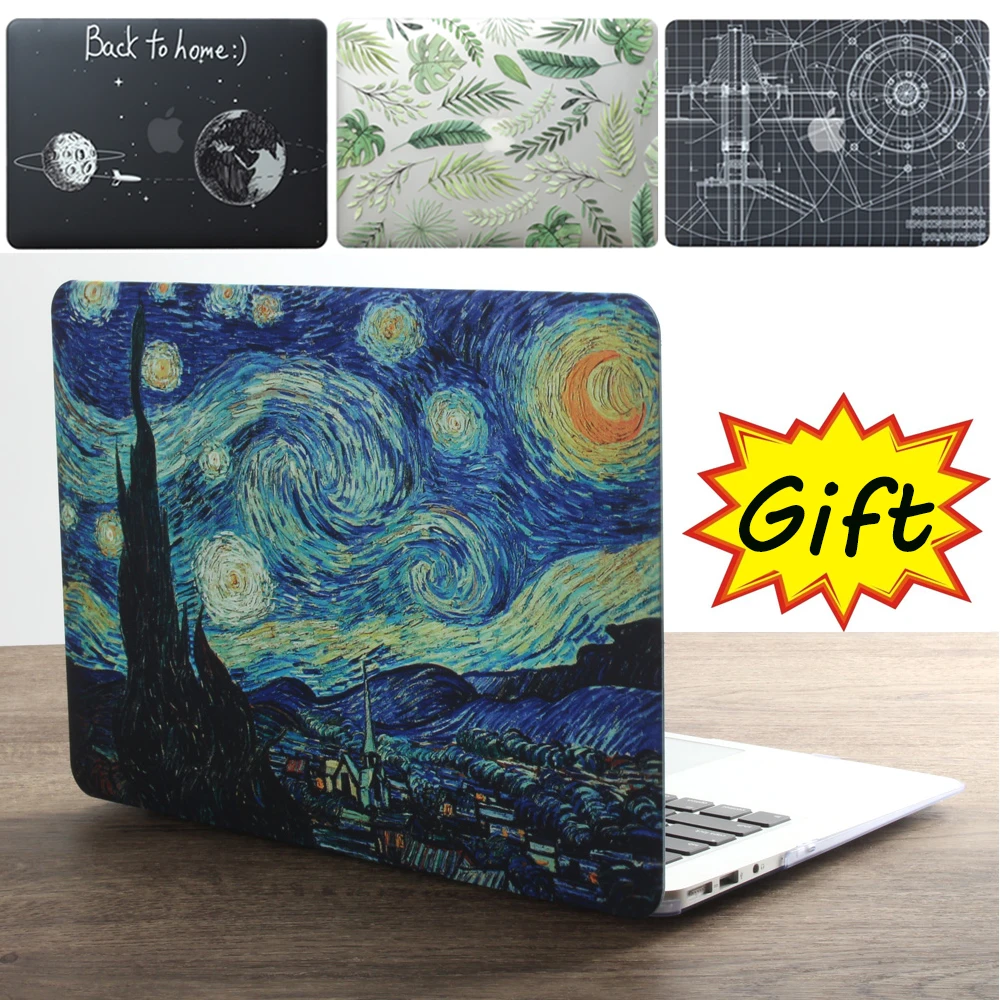 2019 new Laptop Case For Apple MacBook Air Pro Retina 11 12 13 15 for mac book Pro 13.3 15.4 inch with Touch Bar + Keyboard cove