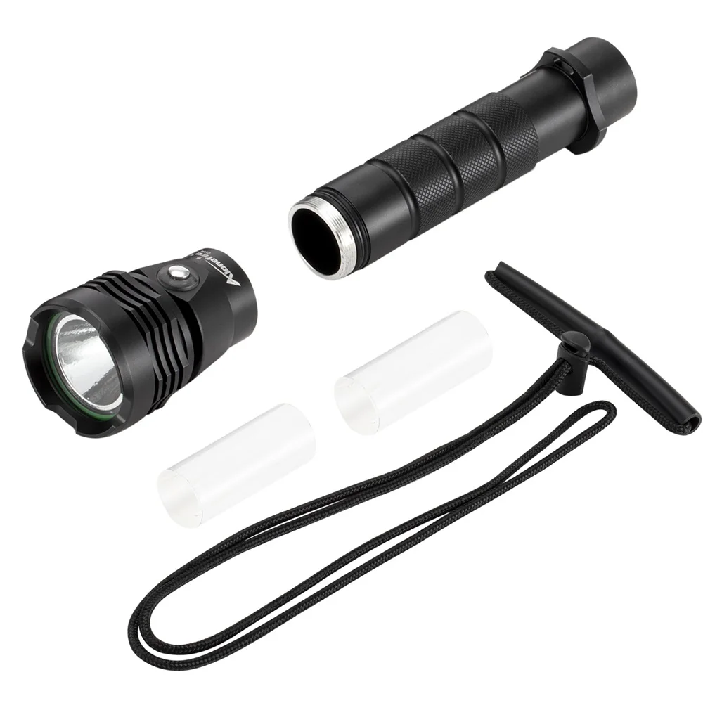 AloneFire DV54 светодиодный фонарь для дайвинга, мощный xhp50 подводный светодиодный водонепроницаемый фонарь для подводного плавания