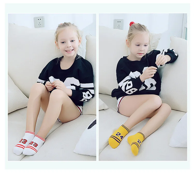 Spring And Autumn CHILDREN'S Socks Cotton Socks Baby Short Socks New Style Fashion-Style Sports Men And Women Children's Socks N