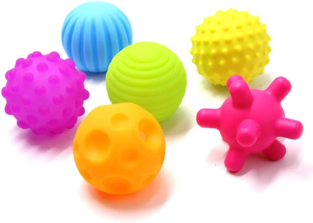 Baby Toys Hand Touch Ball Soft Multi Textured Ball Set Develop Baby Tactile Senses Training Massage Ball Sensory Toy For Infants 2