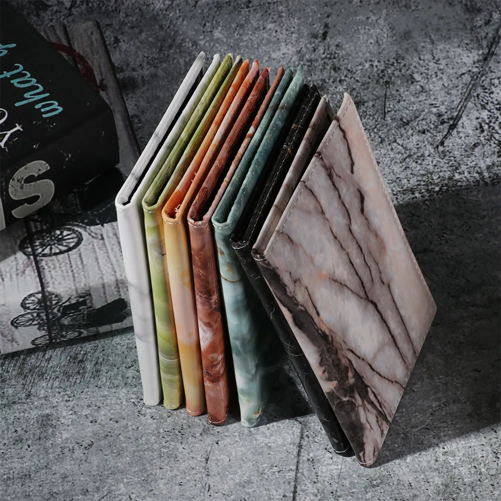 

Colorful Marble Style Passport Cover Travel Cover Case Waterproof Passport Holder Travel Cover Case Fashion Passport PU Ticket