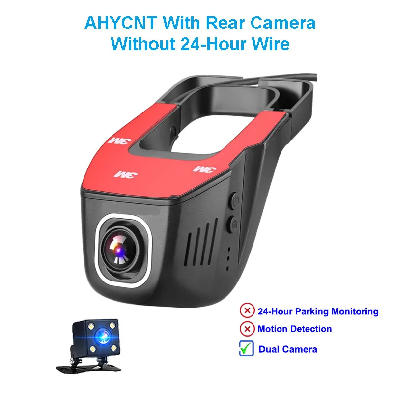 Jabriel 1080P Автомобильная камера dash cam 24 часа видео рекордер камера заднего вида для hyundai tucson i30 solaris для citroen c3 c4 c5 - Название цвета: AHYCN Tow Camera