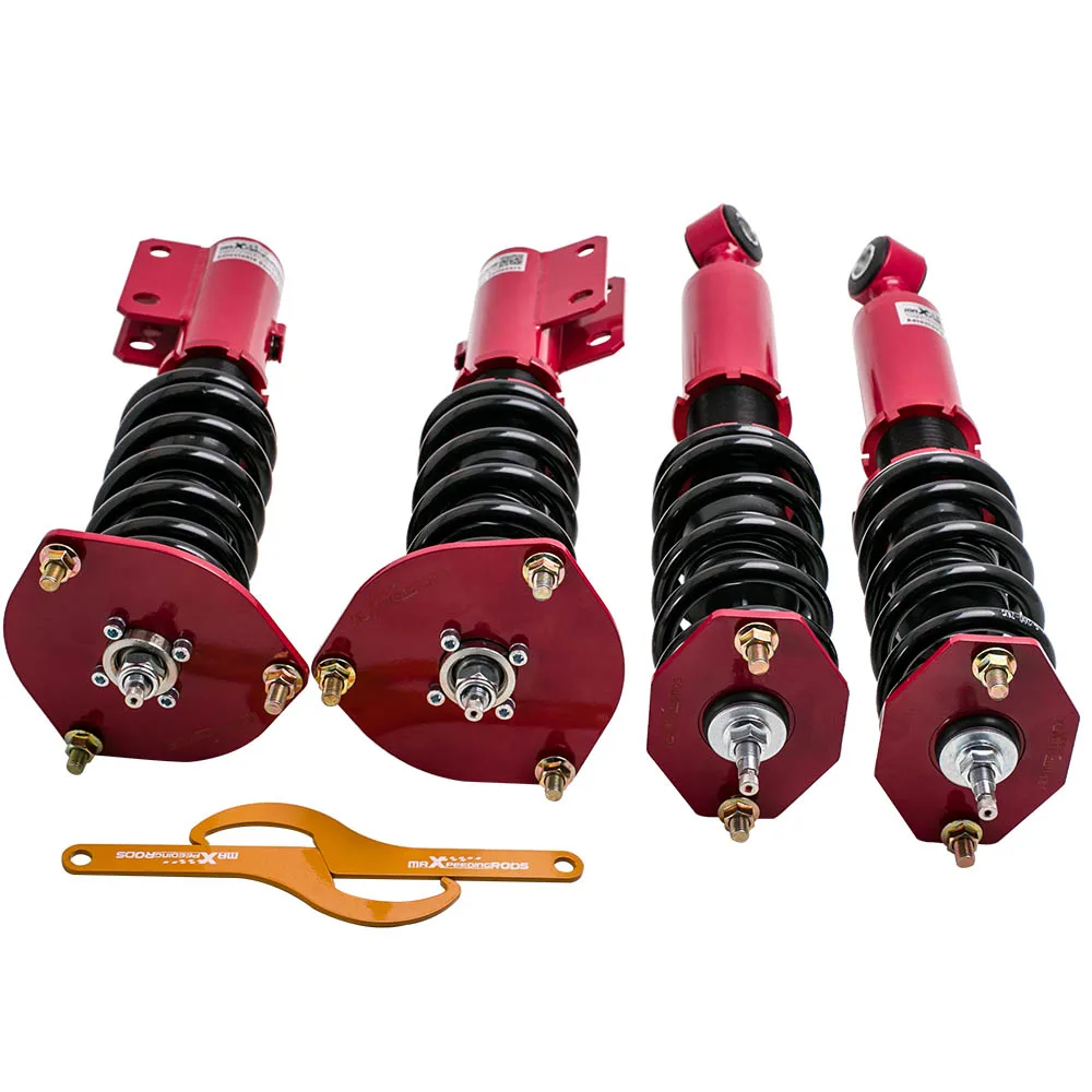 24 Ways Damper Coilover Shock Suspension For Mitsubishi 3000GT 1991-1999 VR4 FWD Red | Автомобили и мотоциклы