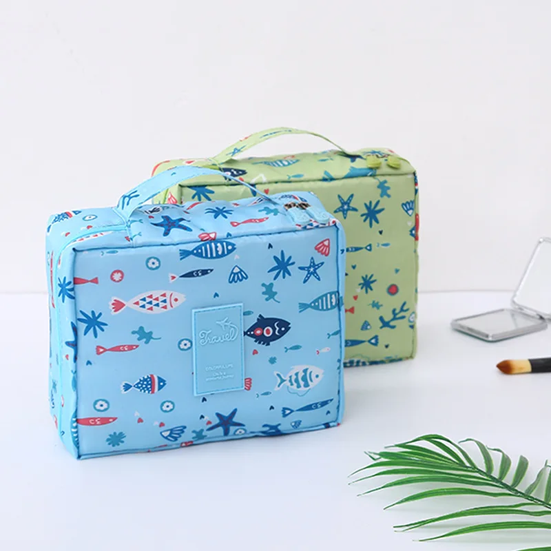 

2020 New Ladies Bags Floral Underwear Storage Bag Travel Bra Organizer Extra Size Portable Toilet Bag Waterproof Cosmetic Bag