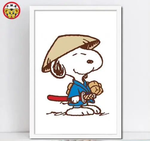 

paint by number art painting by numbers anime Snoopy