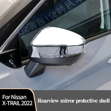 

Rearview Mirror Protective Shell For Nissan X-TRAIL T32 2022 ABS Scratch-resistant Side Mirror Cover Exterior Accessories