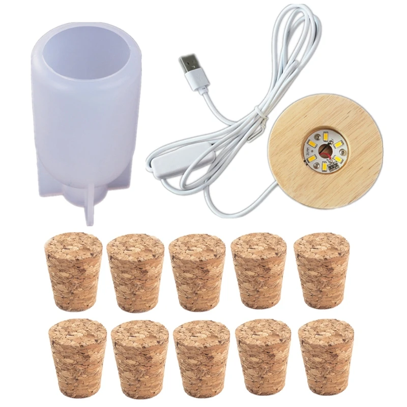 Форма для лампы из смолы форма бутылки светильник светодиодный лампа