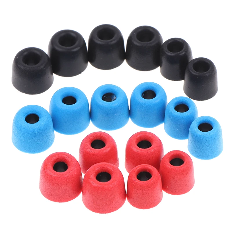 

3Pair(6pcs) Memory Foam Noise Isolating Comfortble Original Ear Tips Ear Pads Earbuds for In-ear Earphone Earplugs