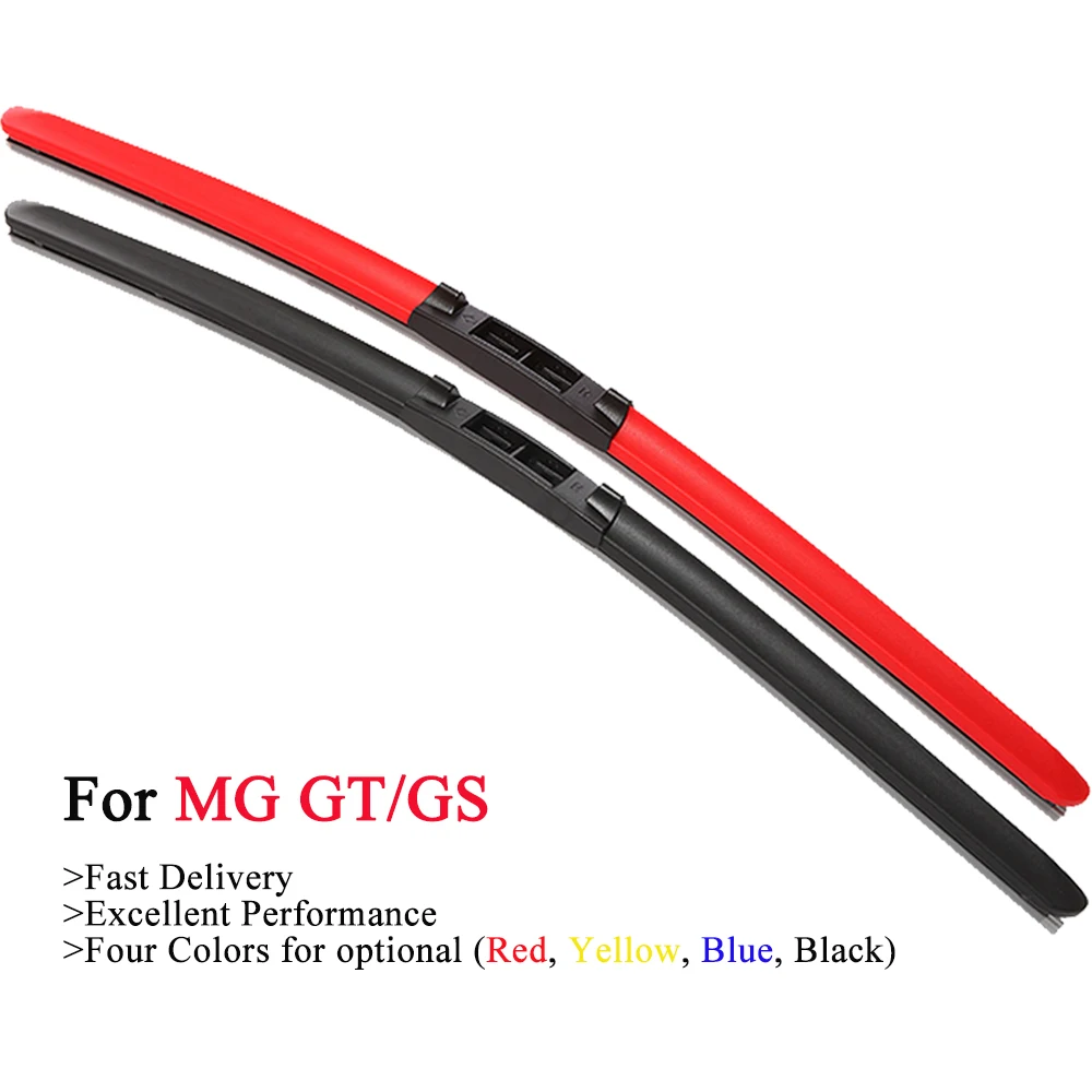 

HESITE Colorful Hybrid Wiper Blades For MG GT Coupe Classic Hatchback V8 GS SUV 2012 2016 2017 2018 2019 2020 Car Accessories