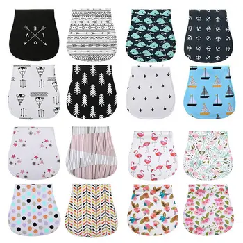

4PCS Baby Burp Cloths Pad Cloth Set Absorbent And Soft Three-Layer Cotton Anti-Spitting Milk Pad Set Kid Care Shoulder Pad Towel
