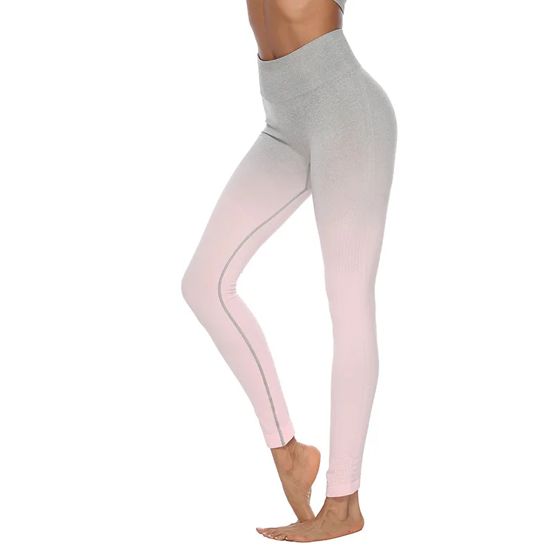 New Seamless Leggings Push Up Fashion Pants High Waist Workout Jogging For Women Athleisure Training Up Elastic Slim Pants Plus - Цвет: NS-88888
