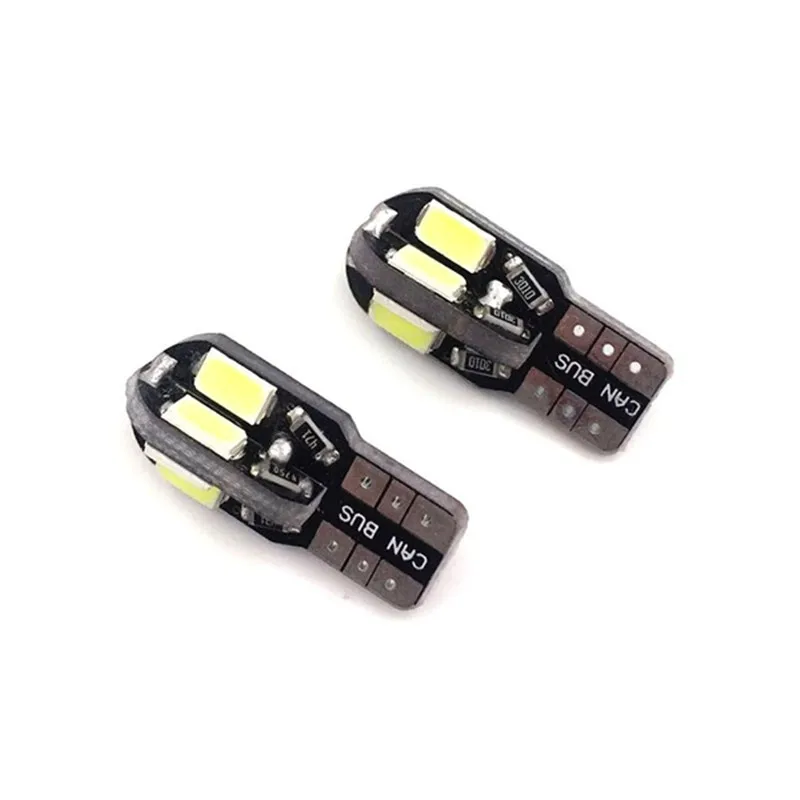 10 шт. 8 SMD 5630 Светодиодный Canbus автомобильные парковочные огни W5W 194 8SMD 5730 светодиодный фонарь для номерного знака Автомобильный Клин задние боковые лампы для чтения