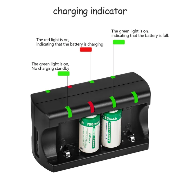 5V 300mAh 8 Слот зарядное устройство с usb зарядным портом для CR123A батареи EM88