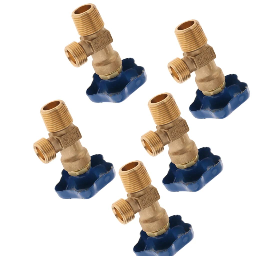 5 Pcs WP-15 Small Argon Cylinder Valve Insert Gas Bottle Regulator for Argon