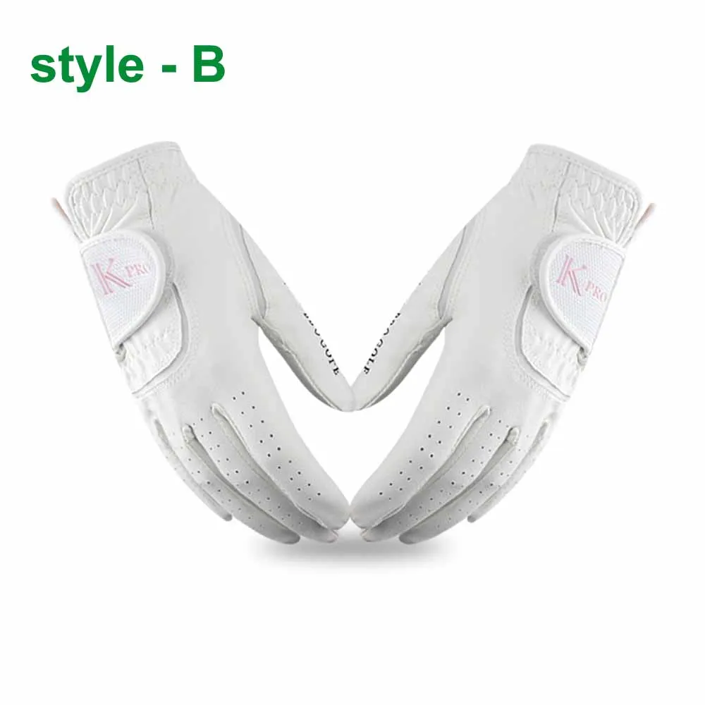 Women's Microfiber Soft Fit Golf Gloves - Durable, Anti-Skid & Breathable