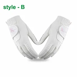 Women's Microfiber Soft Fit Golf Gloves - Durable, Anti - Skid & Breathable - Size 20 (Style - B)