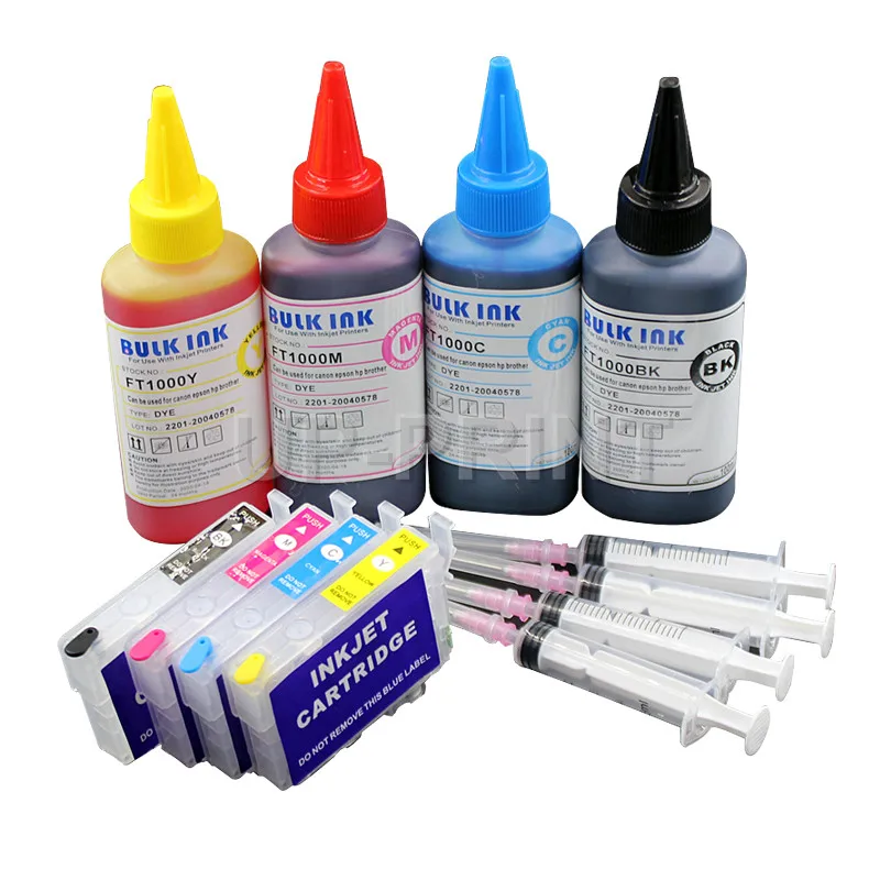 1 Набор для Европы T02W1 T502 T502XL Заправка картриджей + чернила Epson XP-5100 XP-5105 WF-2865 с