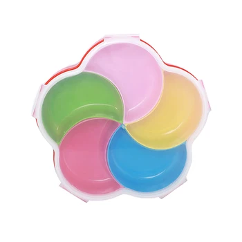 

Dropshipping Sectional Serving Bowl with Cover Candy Dish Dried Fruit Plate Snack Candy Tray P666