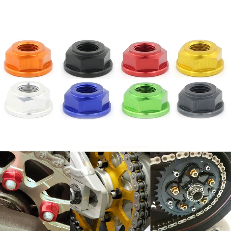

CNC Rear Wheel Sprocket Nut M10*1.25 For Yamaha MT09 FZ09 MT07 FZ07 Tracer MT01 MT25 MT03 MT10 FZ10 Tracer 900 MT-09 Tracer FJ09