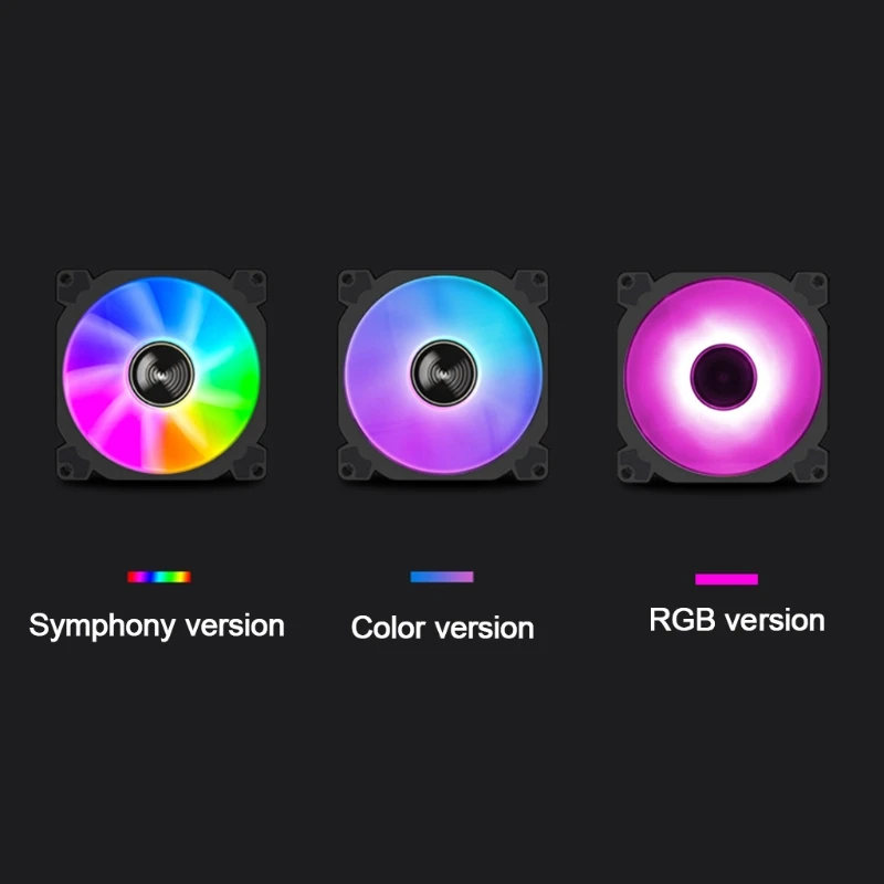 Cpu Cooler 9Cm Case Fan Argb Sync Indirizzabile Rgb Pwm 4 Pin Silenzioso Chassis Raffreddamento Cpu Air Cooler 92X92X25Mm 12V-4 Pin N7Mc