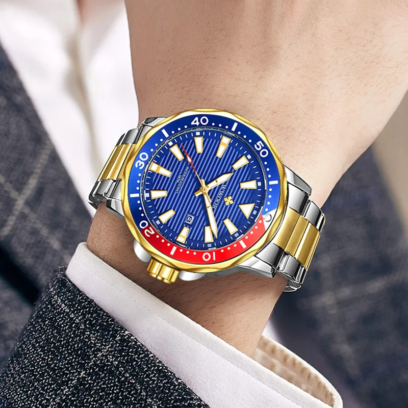 Megalith Orologi Da Polso Di Grande Diametro Orologio Diamantato