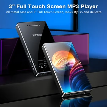 

RUIZU D20 3" Full Touch Screen MP3 Player 8GB Music Player With FM Radio Video Player E-book Player MP3 With Built-in Speaker