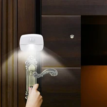 

2021 New LED Motion Sensor Light Battery Operated Wireless Wall Lamp Night Light No Glare Corridor Closet LED Cabinet Door Light