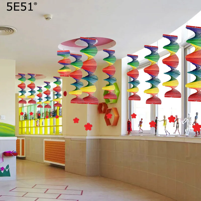 

Kindergarten environment layout materials Partition curtain curtain hanging jewelry
