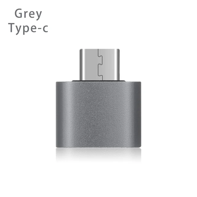 5CM-50CM Type-c Otg Data Cable USB 2.0 Portable USB-C Plug To USB Female  Converter OTG Adapter Kabe - AliExpress