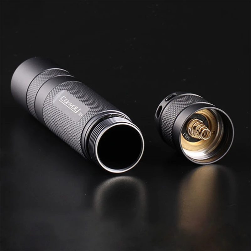 US $12.33 Convoy Grey XML2 1067lm 2 Group 35 Modes 18650 EDC Flashlight Self Protection Mini Tactical Torch Bike Light Lamp Lantern