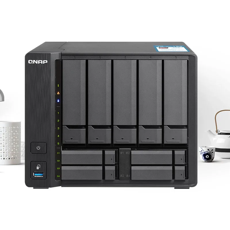 Продукт QNAP TS-963N 4G память 9-bay бесдисковый nas, nas сервер nfs Сетевое хранилище Облачное хранилище, 2 года гарантии