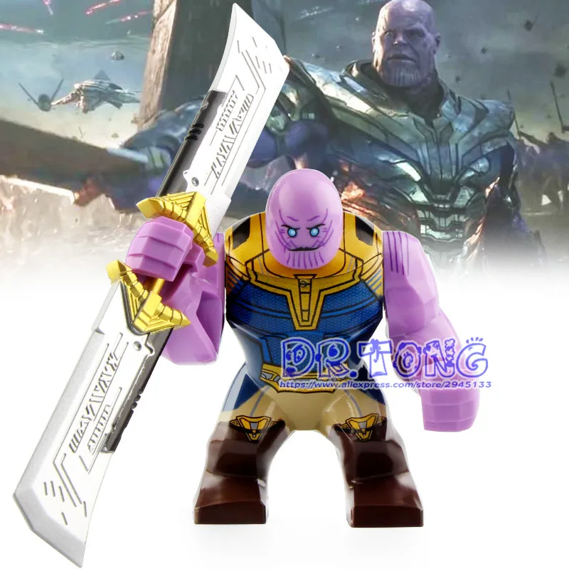 

20PCS XH1259 7cm Size Thanos Infinity Gauntlet Hulk Super Heroes Avengers 4 Infinity Bricks Building Blocks Collection Toy Gift