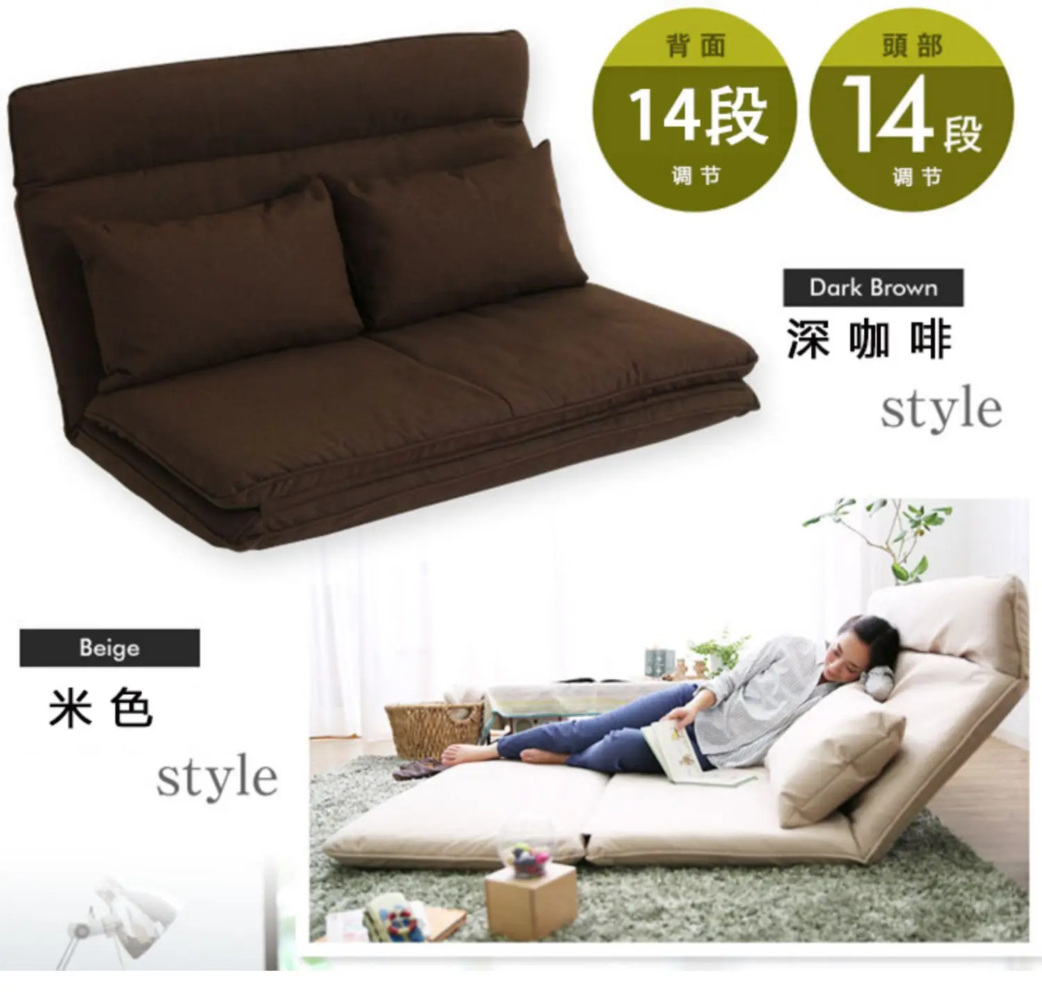 Многофункциональный диван-кровать японский пол татами футон Регулируемый складной игровой диван гостиная мебель для спальни диван