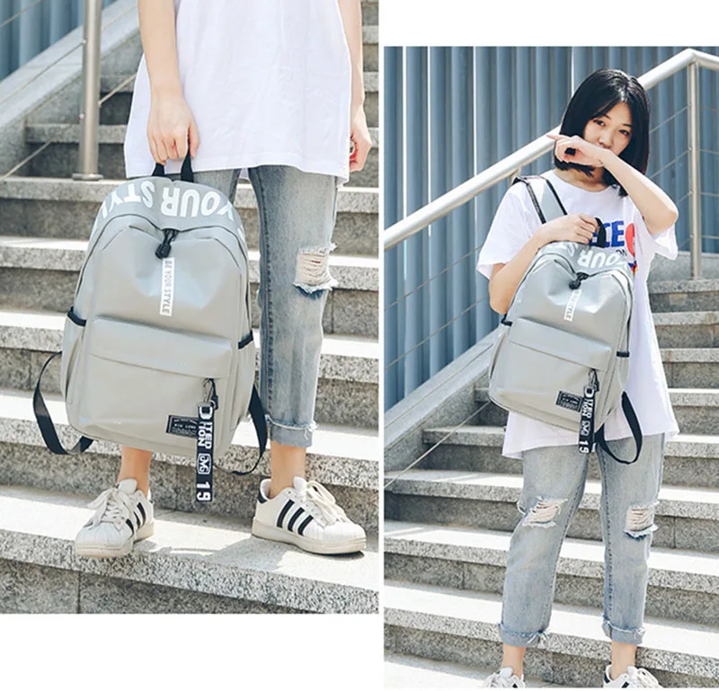 Mara's Dream Backpack Simple Fashion Trend High School Students Backpack Female Travel Bag Junior High School Student Bag