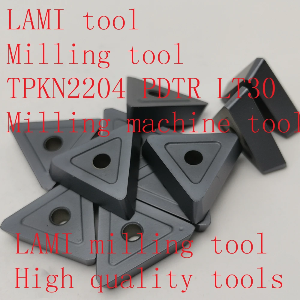 

Milling insert TPKN2204 PDTR LT30 LAMI carbide milling cutter milling machine CNC milling machining center tool