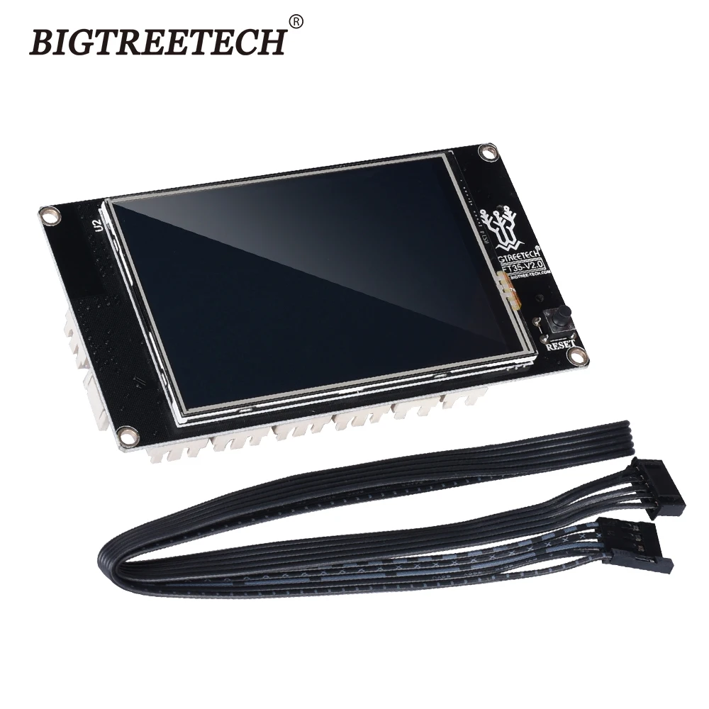 Скидка Новый BIGTREETECH TFT35 V2.0 обновленный сенсорный экран Смарт дисплей 3,5 дюймов сенсорный ЖК дисплей совместимый SKR V1.3 V1.1 плата управления
