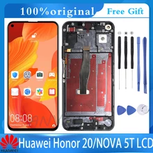 

6.26''Original LCD For Huawei Honor 20 LCD Display Touch Screen Digitizer Assembly With Frame For Honor 20 YAL-L21 LCD Screen