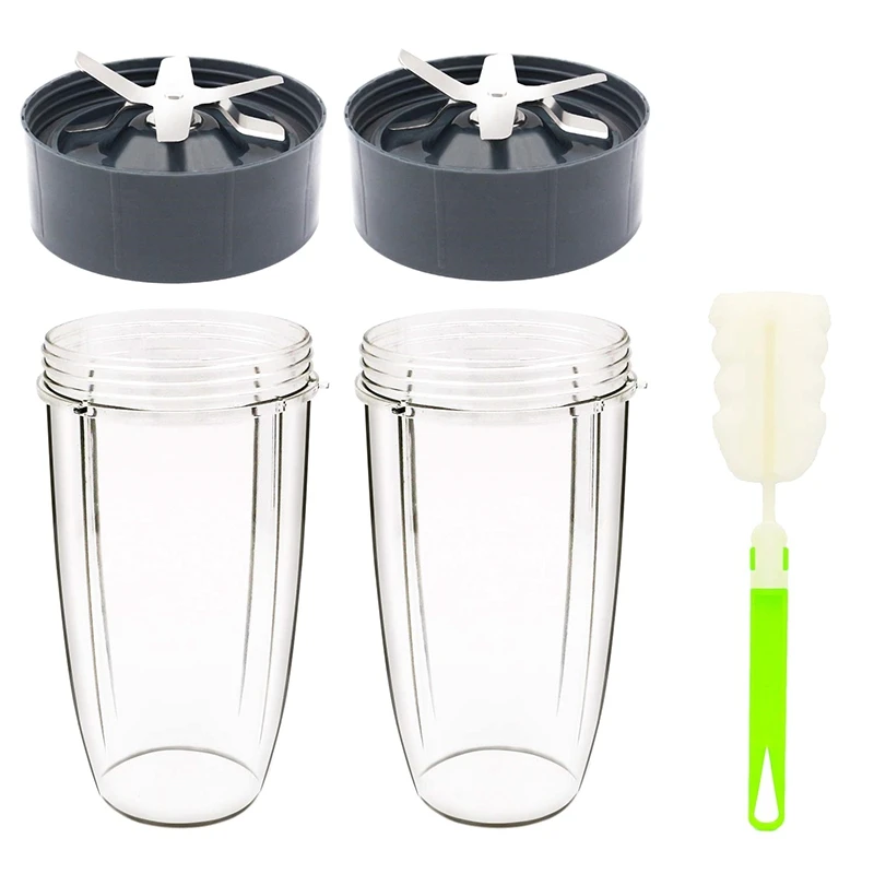 

32Oz Cup and Extractor Blade Replacement Parts Blender Accessories Compatible with 600W/900W Models