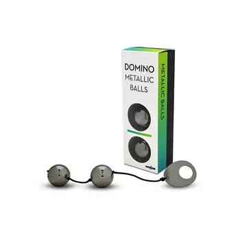 

Chrome vaginal balls with a loop extractor