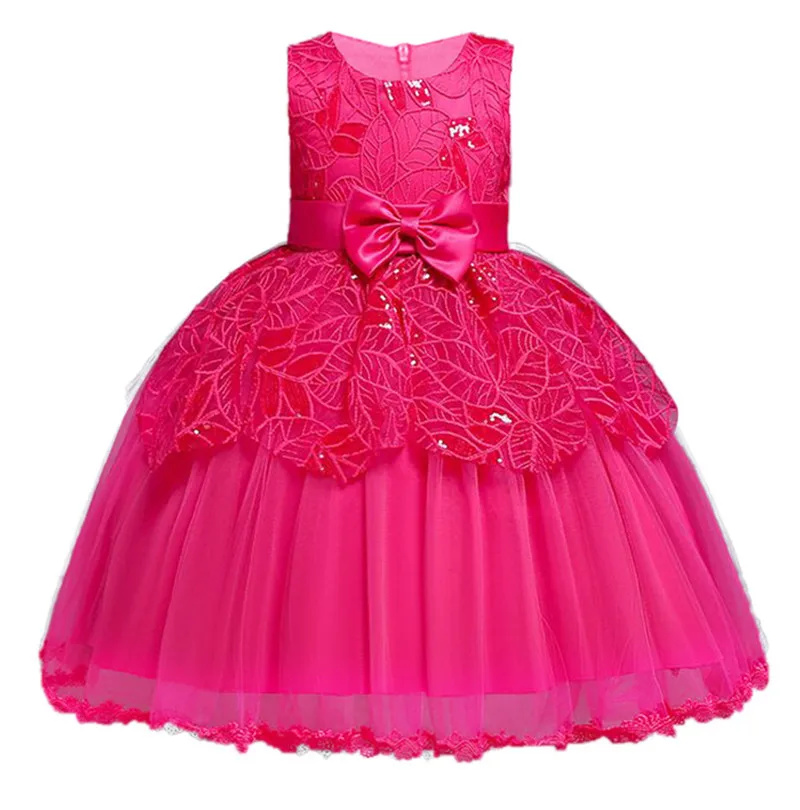 Вечерние платья для девочек Детское платье принцессы с вышивкой выпускного