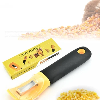 

1PC Kitchen Gadgets Cooking Tools Stainless Steel Corn Cob Remover Separator Peeler Stripped Corn Sheller Household