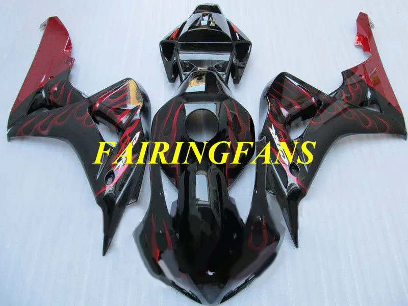 Литья под давлением обтекатель комплект для HONDA CBR1000RR 06 07CBR 1000 RR CBR 100RR 2006 2007 красные