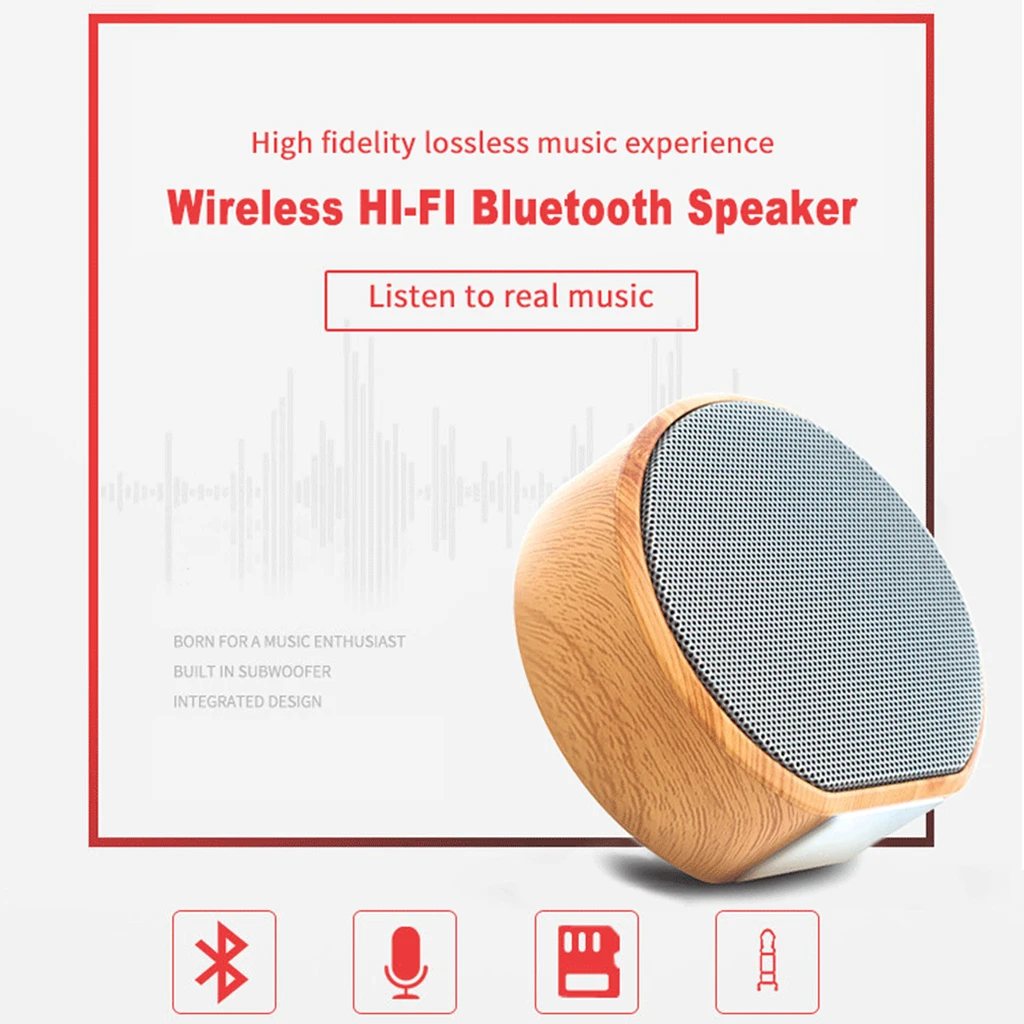 Портативный беспроводной Bluetooth динамик s Открытый Ванная комната громкий