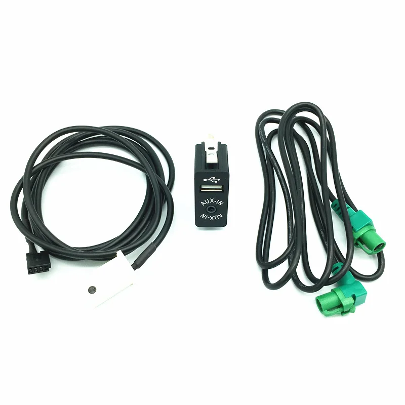 Автомобильный интерьер аудио AUX in USB разъем Переключатель Aux Usb адаптер кабель