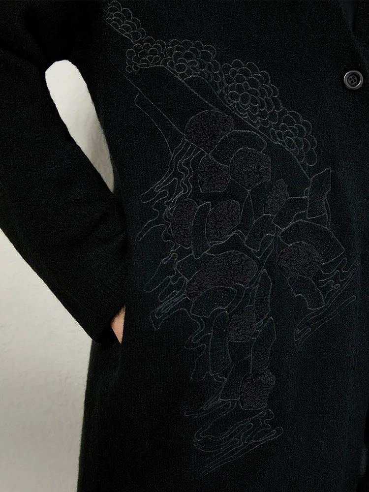 Amii Minimalism Autumn Winter Female Cardigan