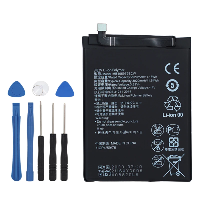 OHD оригинальный аккумулятор высокой емкости HB405979ECW для Huawei Nova CAZ-AL10 TL00 CAN L01 CAN-L02 L12