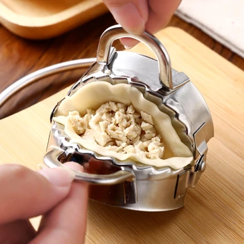 

vanzlife Household stainless steel automatic dumpling making machine Tools for making dumplings in the kitchen